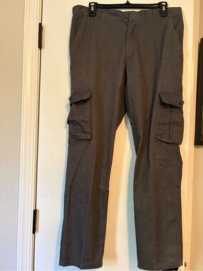 Men's Cargo Pants in Dark Gray - Utility Pocket Style